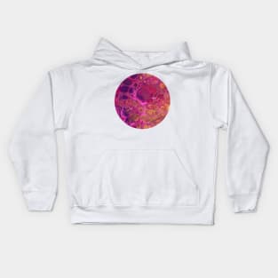 Pink Passion / Acrylic Pouring Kids Hoodie